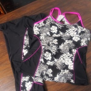 Swim Top with Crop Pants